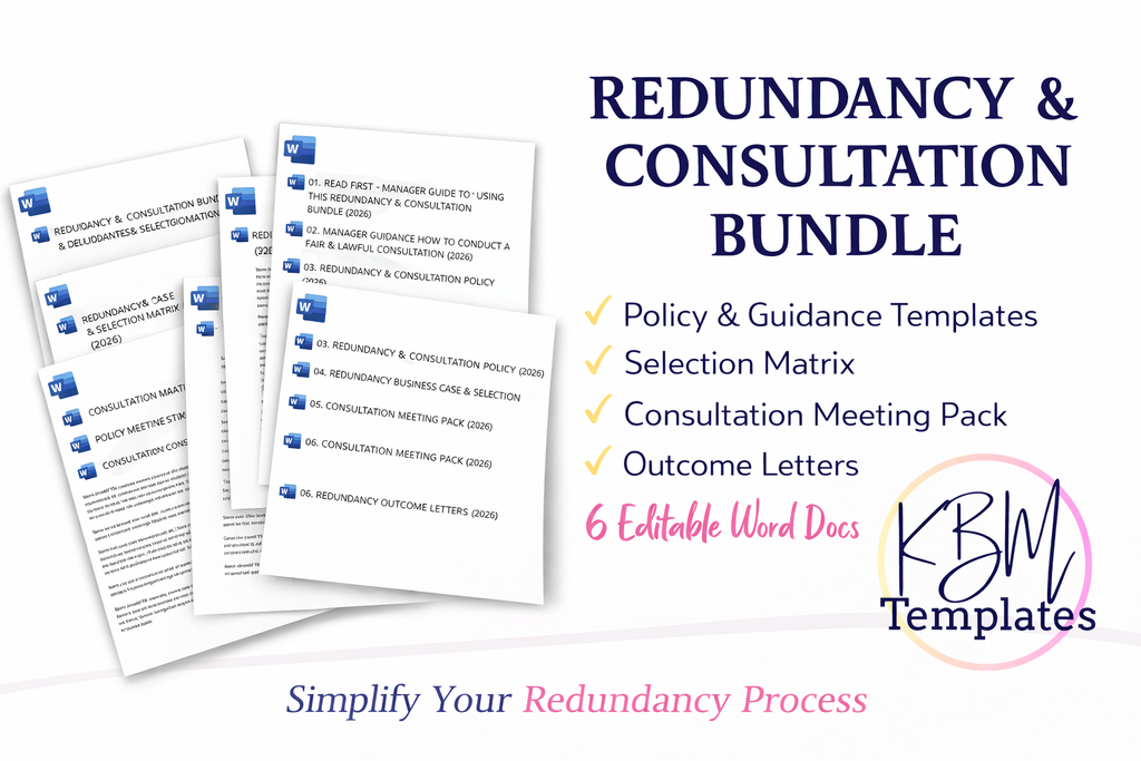 Redundancy and Employee Consultation Toolkit 2026 for UK Employers