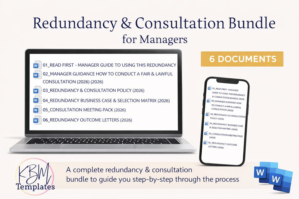 Redundancy and Employee Consultation Toolkit 2026 for UK Employers
