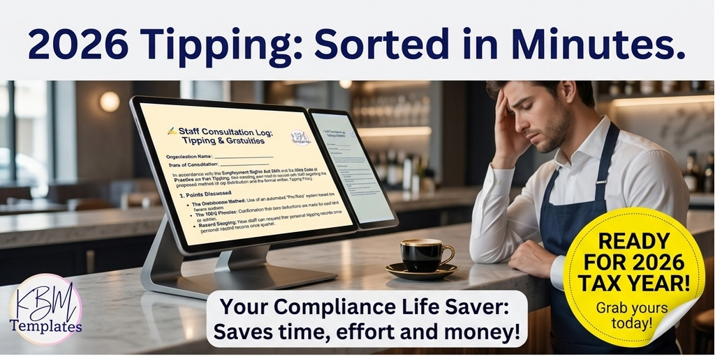 UK Tipping Compliance Toolkit 2026 with Automated Tronc Calculator